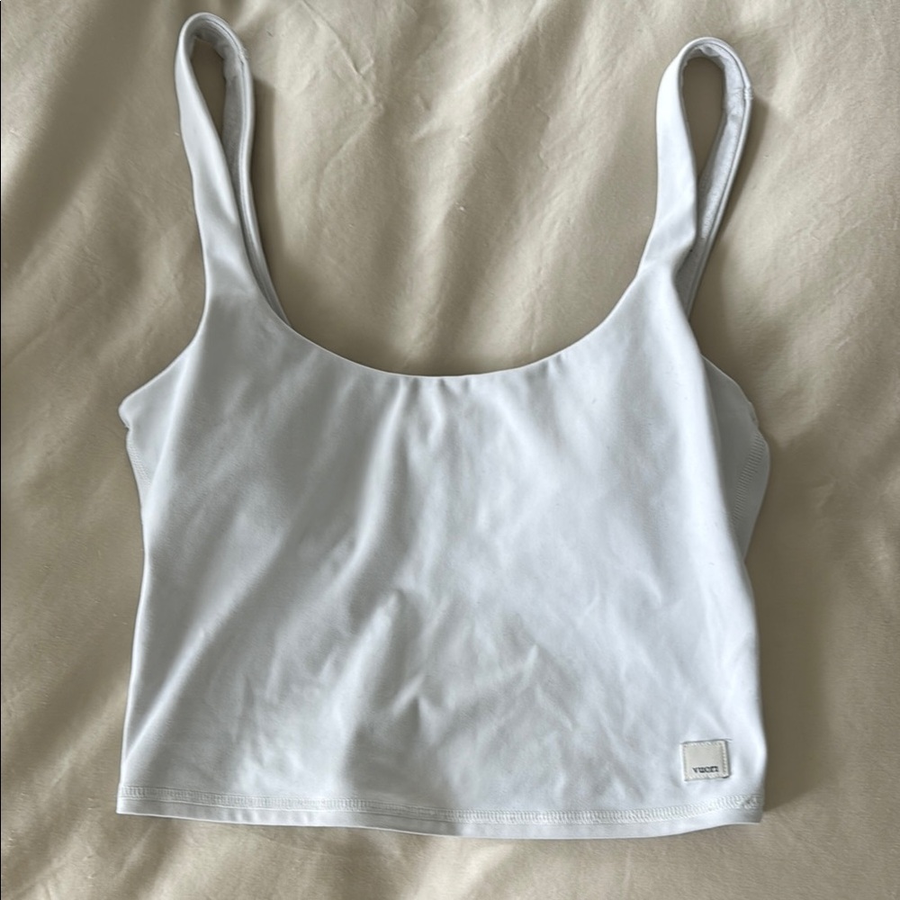 Vuori White Daily Crop XS
